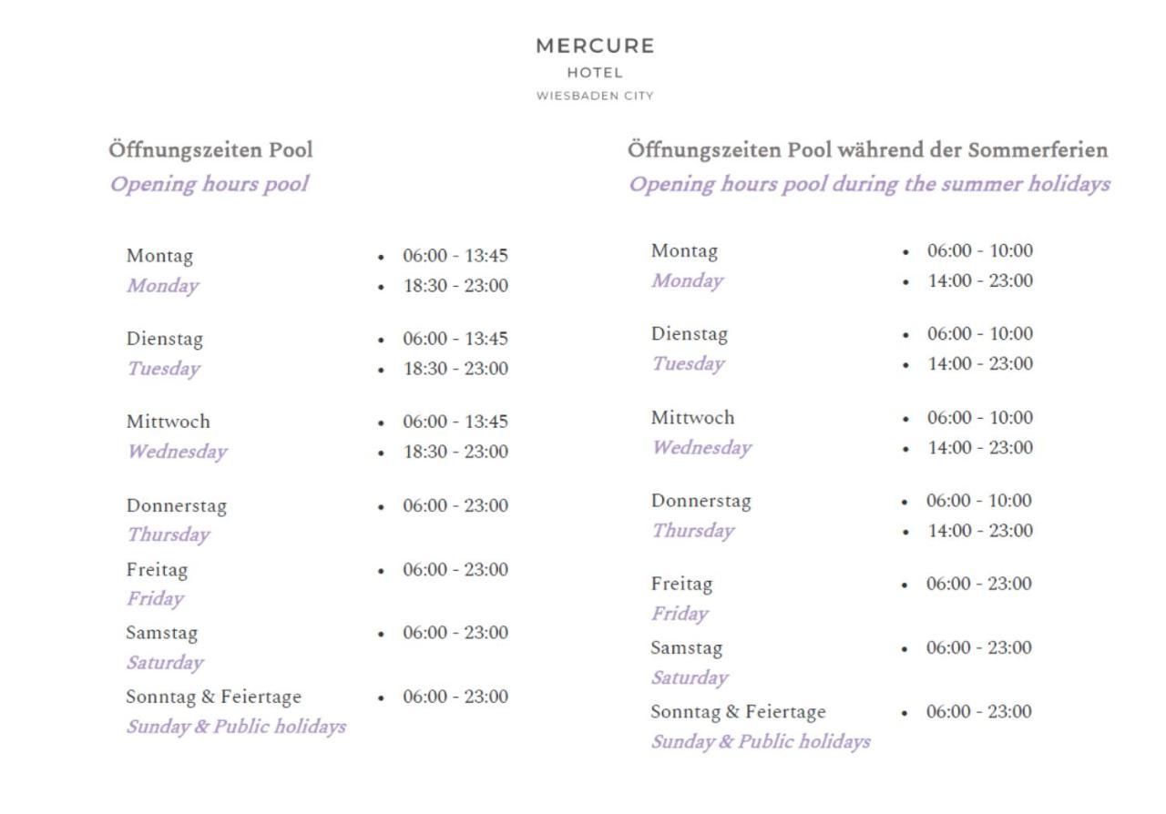 Mercure Hotel Wiesbaden City Exterior photo